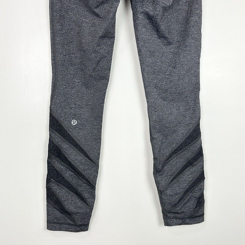Lululemon Motionful 7/8 Tight 25" Heathered Black High Rise Size 6 Luxtreme - Picture 10 of 12
